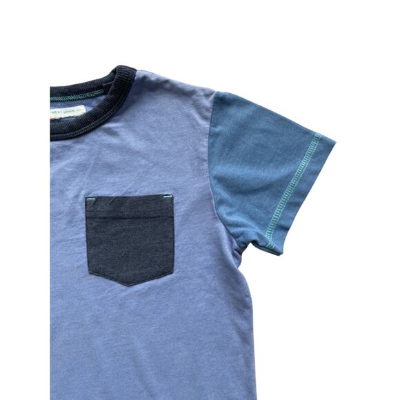Next Color Block Pocket Tee Size 4-5y - Picture 2 of 5